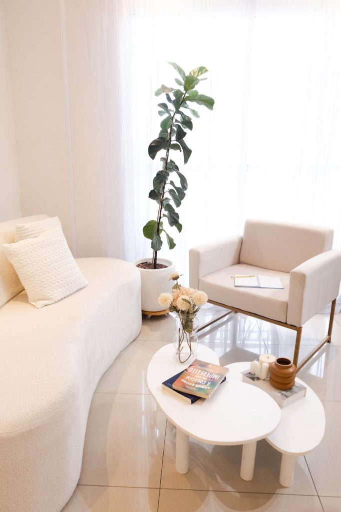Intérieur lifestyle rangé et lumineux